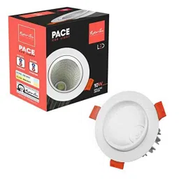 Fybros Pace 10W Aluminium Cool White Round LED COB Down Light, FLS5762A-32
