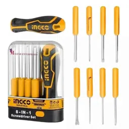 Malfah Enterprises AKISD0901 CrV YellowSilver Screwdriver Set-picture-20