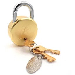 Harrison 65mm 8 Lever Brass Round Padlock with 3 Keys, MP3-0053-picture-24