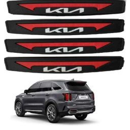 SureStrive 4 Pcs Rubber Black &a; Red Anti Scratch Door Guard Set for Kia Sorento All Model-picture-26