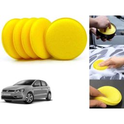 Auto Pearl Polyurethane Beige Washing &a; Waxing Polish Foam Sponge for Polo Exquisite 2013 (Pack of 5)-picture-16