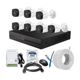 CP Plus 2.4MP Indoor &a; Outdoor CCTV Combo Kit with 8Ch DVR, 7 Bullet Camera, 8Ch SMPS, 70m Copper Cable, 500GB HDD &a; Connectors-47