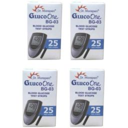 Dr. Morepen Gluco One Bg-03 100 Pcs Glucometer Strips Box-57