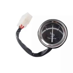Deutsche 11 Amp Ampmeter Royal Enfield Electra 500Cc/Standard Uce Black/Silver Dial with Led &a; Mounting Rubber 4 Pin 2014 Model-Deus-1304B, DEU-9EFPUF-picture-3
