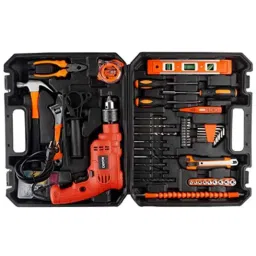 AGARO ED2105 115 Pcs 850W Red &a; Black Electric Screw Driver Drill with Tools Set, 33589-picture-40