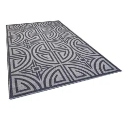 Matz and More 100x150cm Nylon Grey Greek Round Key Anti-Slip Rug, F-GRK-RK-32-R1-image-31