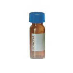Borosil 100 Pcs 2ml Silicone Amber Screw Neck Vial with 9mm Screw Cap, VC02A009PBS011 (Pack of 10)-40