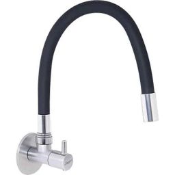 10X Brass Swivel Spout Kitchen Mixer Faucet, Size: L-27