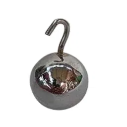 WKM 1 inch Mild Steel Drilled Pendulum Demonstrations Ball with Hole &a; Removable Hook-picture-29
