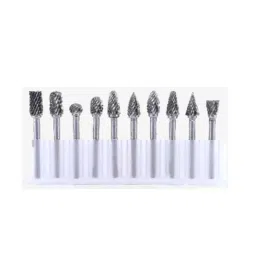 Rewo 10 Pcs 3x4 inch Single Cut Carbide Rotary Cutter Set-image-97