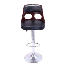 DPI LX-2 Metal Black Bar Stool with 360 deg Revolving Swivel Seat for Bar, Cafeteria, Dining, Office &a; Shops-14