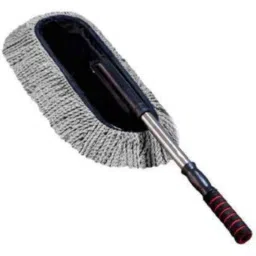 Viva City Black &a; Grey Microfiber Car Cleaning Duster with Grip Extendable Handle-picture-7
