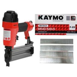 Kaymo NEO-PB18G50+BR18G25 10-50mm Pneumatic Brad Nailer Gun with 5000 Pcs F-25 BR18G25 25mm Heavy Duty Nails-image-49