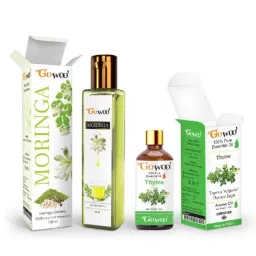 GoWoo 2 Pcs 10ml Natural Cold Pressed Carrier Thyme Aroma Oil &a; 100ml Moringa Seed Carrier Oil Set, GWOC1256-P46+P177-picture-21