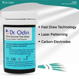 Dr Odin GLS-73 50 Pcs Blood Glucose Test Strips with GOD Monitoring System for Self Testing Sugar Levels image 4