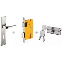 Dorset ML Series Divine 60mm Stainless Steel Door Handle Lock Set with Both Side Key Cylinder, ML DV-picture-13