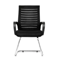 Da URBAN Tulip Mesh Medium Back Black Ergonomic Office Chair-picture-44