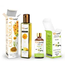 GoWoo 2 Pcs 10ml Natural Therapeutic Grade Vanilla Aroma Oil &a; 100ml Calendula Carrier Oil Set, GWOC1277-P47+P171-picture-7