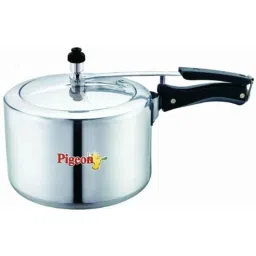 Pigeon Classic 3 Litre Aluminium Inner Lid Silver Pressure Cooker (Pack of 2)-image-49