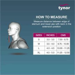 Tynor Soft Cervical Collar with Support, Size: L image 4