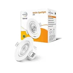 Wipro Garnet 3W 4000K Polycarbonate Neutral White Round LED COB Ceiling Spotlight, DG50340 (Pack of 2)-picture-45