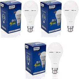 Philips 10W B22D 6500K Crystal White LED Bulb (Pack of 3)-7