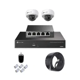 TP-Link VIGI C240I 4MP Indoor Network IP Combo Kit with 4 Channel NVR, 2 Cameras, 5 Port POE Switch, D-LINK 100M LAN Cable &a; Connectors-picture-18