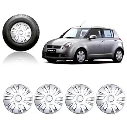 Auto Pearl 4 Pcs 14 inch Car Wheel Cover Set for Maruti Suzuki Swift Old-16