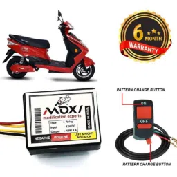 Auto Pearl 12V Black Front &a; Rear Flasher Indicator Light for R30 electric scooter-picture-28
