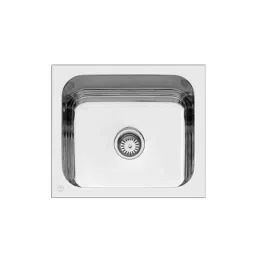 Cera Quatrino 21x18 inch Stainless Steel Single Bowl Kitchen Sink, Matt Finish, Top Mount, 1.0 mm Thick, Grade: 304, B4511124-image-76
