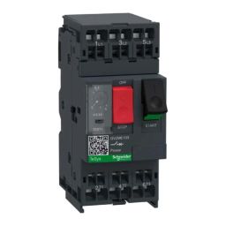 Schneider Electric TeSys 4-6.3A Three Pole Magnetic Push Button Motor Circuit Breaker, GV2ME103-48