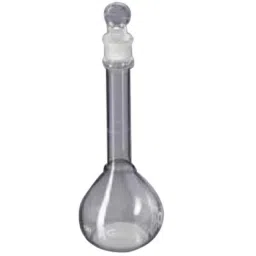 Glassco 2ml Clear Volumetric Flask with Penny Head Glass Stopper, 130.524.00B (Pack of 2)-4