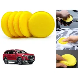 Auto Pearl Polyurethane Beige Washing &a; Waxing Polish Foam Sponge for Gloster (Pack of 5)-picture-11