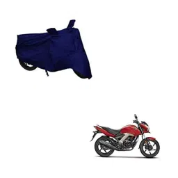 Kozdiko Matty Black Bike Body Cover for Honda CB Unicorn 160, koz_81816-17