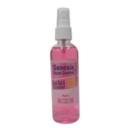 Genesis Germ Control 100ml 70% Ethyl Alcohol Based Rose Hand Sanitizer, GGC100MLROSE (Pack of 50)-image-56