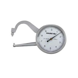 Markvel 0.05x10mm Alloy Steel P Type Dial Thickness Gauge, 143-PH-19