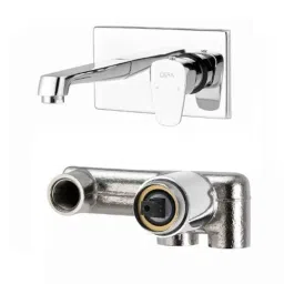 Cera Vine Basin Mixer Exposed Part and Concealed Part, F1020473 + F4065101 (Pack of 2)-48