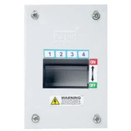 Rapid LX 4 Way Single Door White MCB Distribution Board, R-1001-picture-26