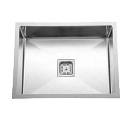 Arquin 20x17x10 inch Stainless Steel 304 Matt Finish Square Handmade Single Bowl Kitchen Sink-image-8