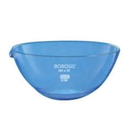 Borosil 1790ml Flat Bottom Evaporating Dish with Pour Out, 3180087-20