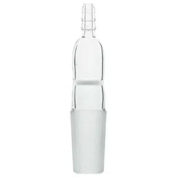 ABGIL B-19 Borosilicate 3.3 Glass Vacuum Straight Adapter with Fritted Disc, ABG500-40
