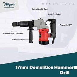 Hillgrove 1200W Demolition Hammer Concrete Breaker with 2 Bits &a; Line Tester, HGCM1383 image 2