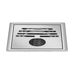 Sanjay Chilly TOF-SCG-GS-153 6x6 inch Stainless Steel 304 Square Floor Drain Cockroach Trap with Top Plate &a; Rim, SC99000199-picture-22