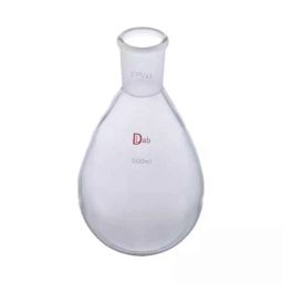 Lab Plus Eggplant Shape Flask 1000ml Borosilicate Glass-1, LP-2131-11