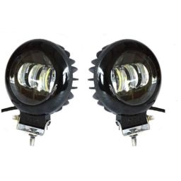 AllExtreme EX4IFL1 3 LED 40W 4 inch CREE Waterproof White Fog Headlight Lamp with Mounting Bracket-35