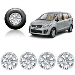 Auto Pearl 4 Pcs 15 inch Silver Wheel Cover Set for Maruti Suzuki Ertiga-picture-15