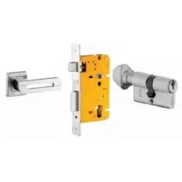 Dorset ML Series Lia 70mm Stainless Steel Silver Chrome Finish Door Handle Lock Set with Knob &a; Key, ML LIA OR SC (Pack of 4)-picture-36