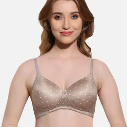 FIMS Polka Dot Printed Full Coverage Lightly Padded T-shirt Bra With All Day Comfort-9