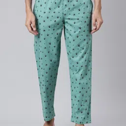 Joven Men Printed Cotton Lounge Pant-image-65
