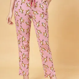 Dreamz by Pantaloons Women Printed Cotton Lounge Pants-picture-31